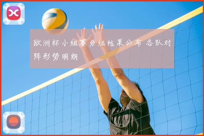 欧洲杯小组赛分组结果公布 各队对阵形势明朗