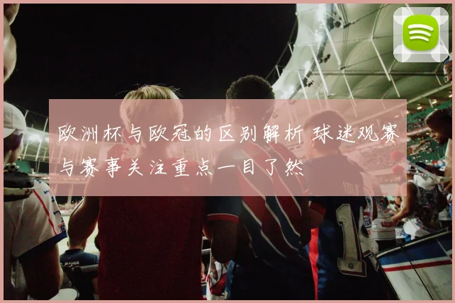 欧洲杯与欧冠的区别解析 球迷观赛与赛事关注重点一目了然